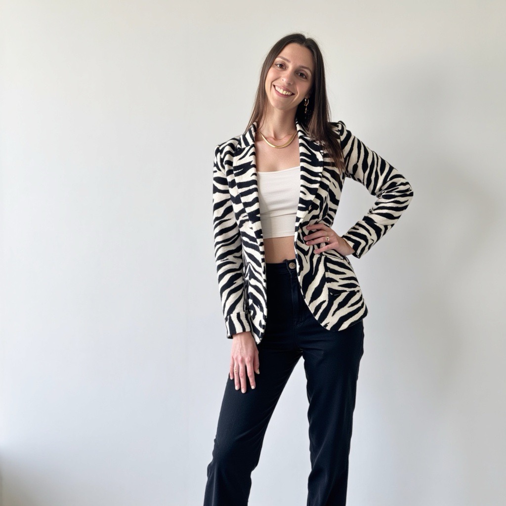 Estilo fashion com estampa